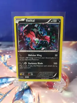 Pokemon TCG Yveltal XY06 XY Black Star Promo Holo Rare MP - Image 1
