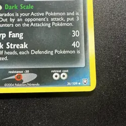 Pokemon TCG Dark Gyarados EX Team Rocket Returns STAMP Holo Rare 36/109 - Image 4