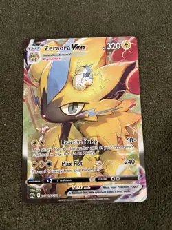Pokemon TCG: Zeraora VMAX GG42/GG70 Crown Zenith Ultra Rare Full Art - Image 2
