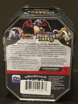 Pokemon TCG Paldean Fates - Great Tusk ex Tin - FAST SHIP - IN HAND - NEW - Image 2