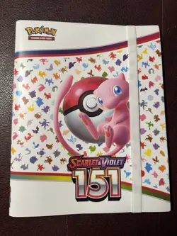 Pokemon Scarlet & Violet 151 - Mew Binder Collection - Binder Only Never Used - Image 1
