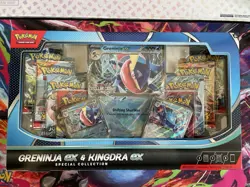 Pokemon Trading Card Game Greninja ex and Kingdra ex Special Collection Box - Image 1