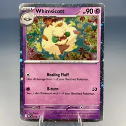 Whimsicott 019 Mega Evolution Black Star Promo Cosmo Holo Pokemon TCG Near Mint - Image 1