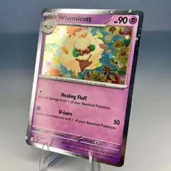 Whimsicott 019 Mega Evolution Black Star Promo Cosmo Holo Pokemon TCG Near Mint - Image 2