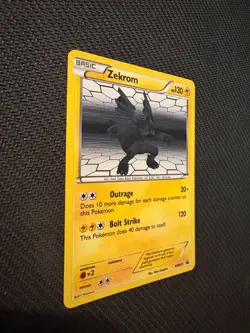 2011 Pokemon ZEKROM BW005 Holo Black Star Promo - Image 3