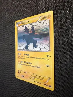 2011 Pokemon ZEKROM BW005 Holo Black Star Promo - Image 4