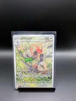 Pokemon TCG Unfezant Illustration Rare Card 150/086 Black Bolt NM - Image 1