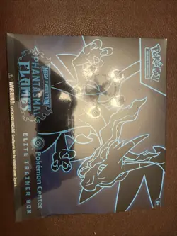 Phantasmal Flames Pokemon Center Elite Trainer Box ETB Sealed - Image 1