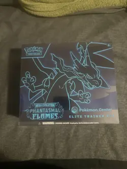 Phantasmal Flames Pokemon Center Exclusive Elite Trainer Box ETB New With TEAR - Image 1