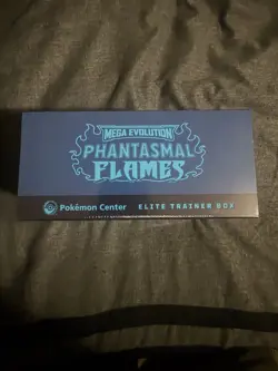 Phantasmal Flames Pokemon Center Exclusive Elite Trainer Box ETB New With TEAR - Image 5