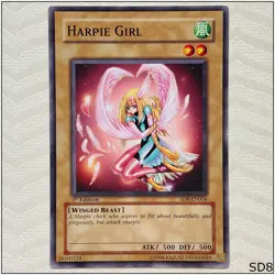 Harpie Girl - SD8-EN004 - Common 1st Edition Yugioh - Image 1