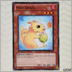Poki Draco - GENF-EN031 - Common 1st Edition Yugioh - Image 1