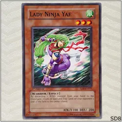 Lady Ninja Yae - SD8-EN011 - Common 1st Edition Yugioh - Image 1