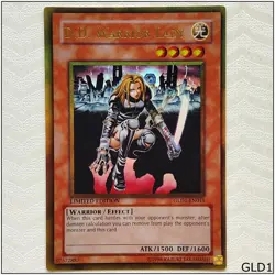 D.D. Warrior Lady - GLD1-EN015 - Gold Rare Limited Edition Yugioh - Image 1