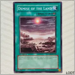 Demise of the Land - LODT-EN047 - Common 1st Edition Yugioh - Image 1