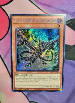 Black Metal Dragon RA04-EN016 Secret Rare 1st Edition Yugioh NM - Image 1