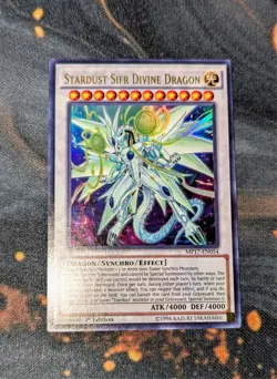Yu-Gi-Oh - Stardust Sifr Divine Dragon MP17-EN054 2017 Mega-Tin 1st Edition - Image 1
