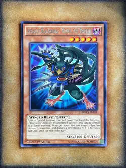 Yugioh Assault Blackwing - Kunai the Drizzle DOCS-EN018 Rare 1st Ed NM - Image 1