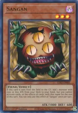 Yugioh! LP Sangan - LDS3-EN001 - Ultra Rare - 1st Edition Lightly Played, Englis - Image 1