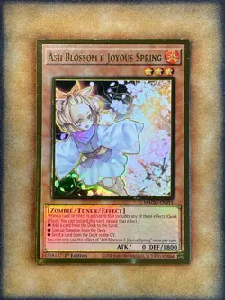 Yugioh Ash Blossom & Joyous Spring MAGO-EN011 Gold Rare 1st Ed NM (MACR ART) - Image 1