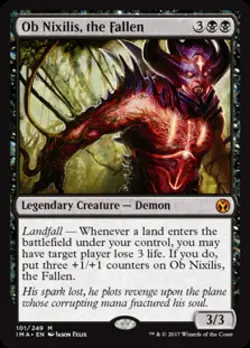 Ob Nixilis, the Fallen - Light Play MTG Iconic Masters - Image 1