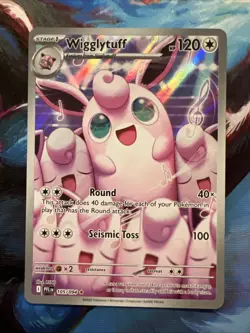 Wigglytuff 105/094 - Pokemon - Mega Evolution Phantasmal Flames Plus pack cards - Image 1