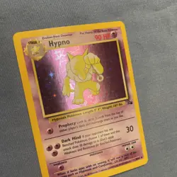 Pokemon TCG Hypno Fossil Holo Card 8/62 Unlimited Rare, LP/NM Condition - Image 4