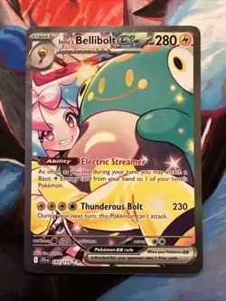 Iono’s Bellibolt ex 183/159 Journey Together SIR NM Pack Fresh! Pokemon Card TCG - Image 1