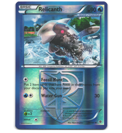 Pokemon 2013 Near Mint NM Relicanth 24/101 Plasma Blast REVERSE Card - Image 1