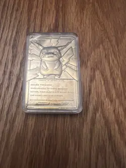Pokemon 1999 Gold Plated 23K Trading Card Burger King Promo Limited Edition - Image 2