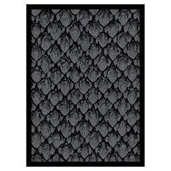 Legion Supplies Black Dragonhide Double Matte Standard Size Card Sleeves 50 Coun - Image 1