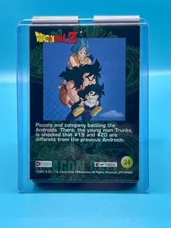 2001 Dragon Ball Z Trading Card Artbox Trunks #24 - Image 2