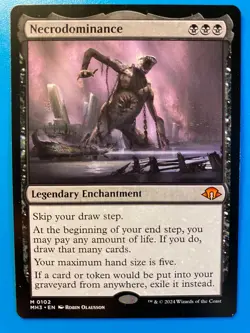 MTG 1x Necrodominance # 102 Modern Horizons 3 Magic the Gathering Card x1 NM - Image 1