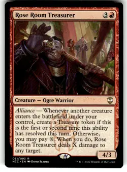 Rose Room Treasurer Commander: Streets of New Capenna Regular MTG - Image 1