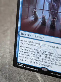 MTG, Secret of Bloodbending (#0069), Avatar - TLA - Non-Foil, NM Mythic. - Image 2