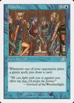 1x Insight - LP/MP - 6th Edition - mtg - SPARROW MAGIC - Image 1