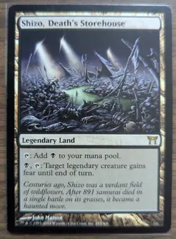 MTG Shizo, Death's Storehouse Non-Foil from Champions of Kamigawa LP - Image 1