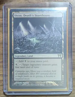 MTG Shizo, Death's Storehouse Non-Foil from Champions of Kamigawa LP - Image 2