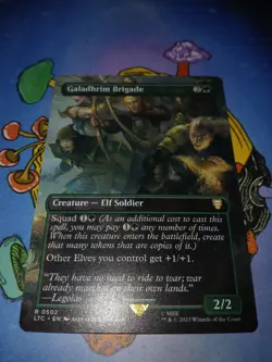 MTG Galadhrim Brigade (Borderless) LOTR: Tales of Middle-Earth regular - Image 1