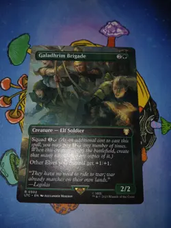 MTG Galadhrim Brigade (Borderless) LOTR: Tales of Middle-Earth regular - Image 2