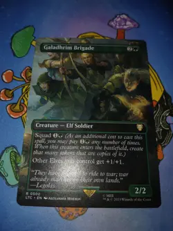 MTG Galadhrim Brigade (Borderless) LOTR: Tales of Middle-Earth regular - Image 4