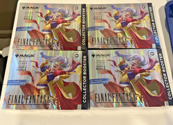 Magic: The Gathering Final Fantasy Collector Booster Pack IN HAND [4 BOXES] NEW - Image 1