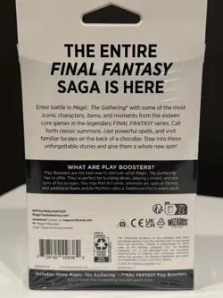 Magic The Gathering Final Fantasy Play Pack w/ 3 PACKS + ZIDANE PROMO SEALED NEW - Image 2