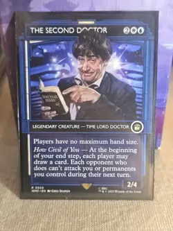 MTG Universes Beyond: Doctor Who The Second Doctor Showcase 0553 NM Rare - Image 1