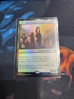 Mtg Mary Jane Watson FOIL - Prerelease Marvel's Spider-Man + Bonus Foils - Image 2