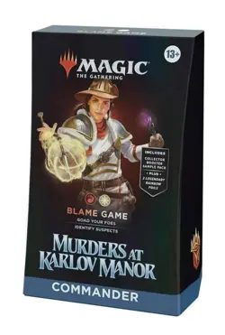 Magic the Gathering - Murders at Karlov Manor Commander Deck - Blame Game MTG - Image 1