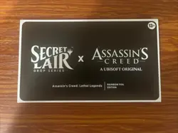 Secret Lair x Assassin's Creed Lethal Legends Rainbow Foil Edition - Image 1