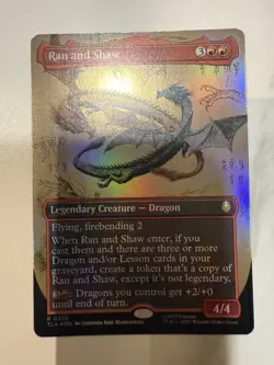 Ran And Shaw - Borderless Foil - Avatar MTG - Ships Now! - Image 1