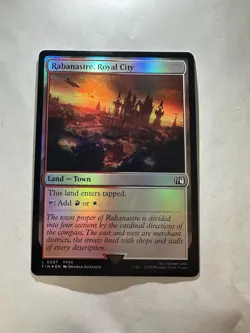 Rabanastre, Royal City LP Final Fantasy Foil Magic The Gathering Mtg Land - Image 1