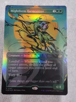 Magic the Gathering: Mightform Harmonizer (Borderless) Edge of Eternities Foil - Image 1